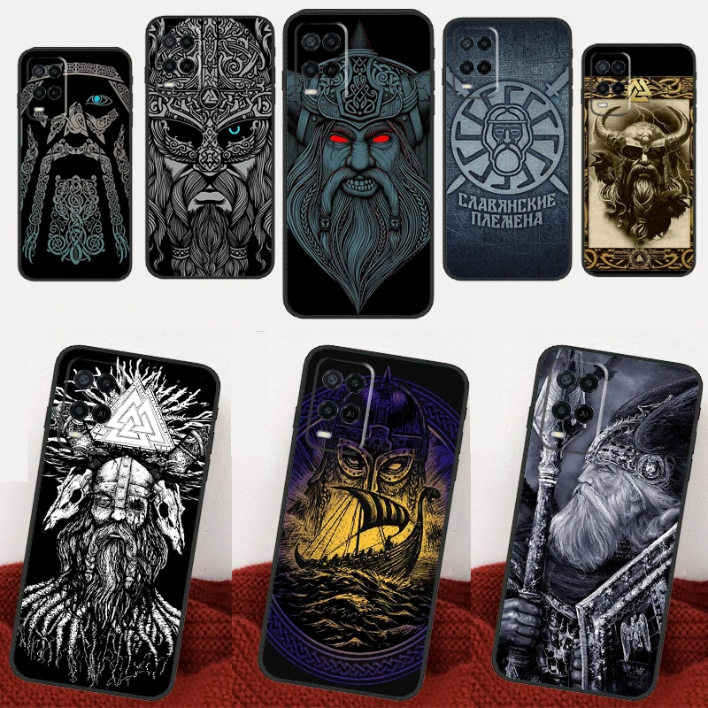 Odin Slavic Gods Case For OPPO A98 A78 A58 A96 A76 A16 A53S A57S A15 A5 A9 A54 A74 A94 A52 A72 A91 A17 A77