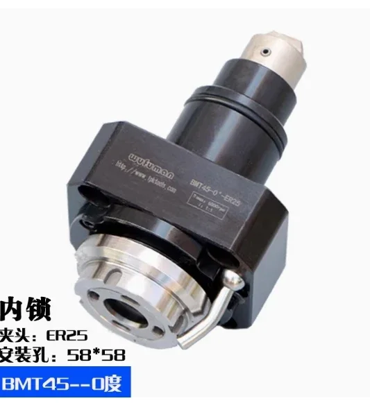 BMT40 BMT45 BMT55  ER20 ER25 ER32 Universal Power Head For CNC Lathe Turret Driven Tool Holder