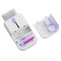 A14M 11-in-1 Computer Keyboard Cleaner Brush Kit Bluetooth Earphone Cleaning Pen for Headset Cleaning Tool Keycap Puller