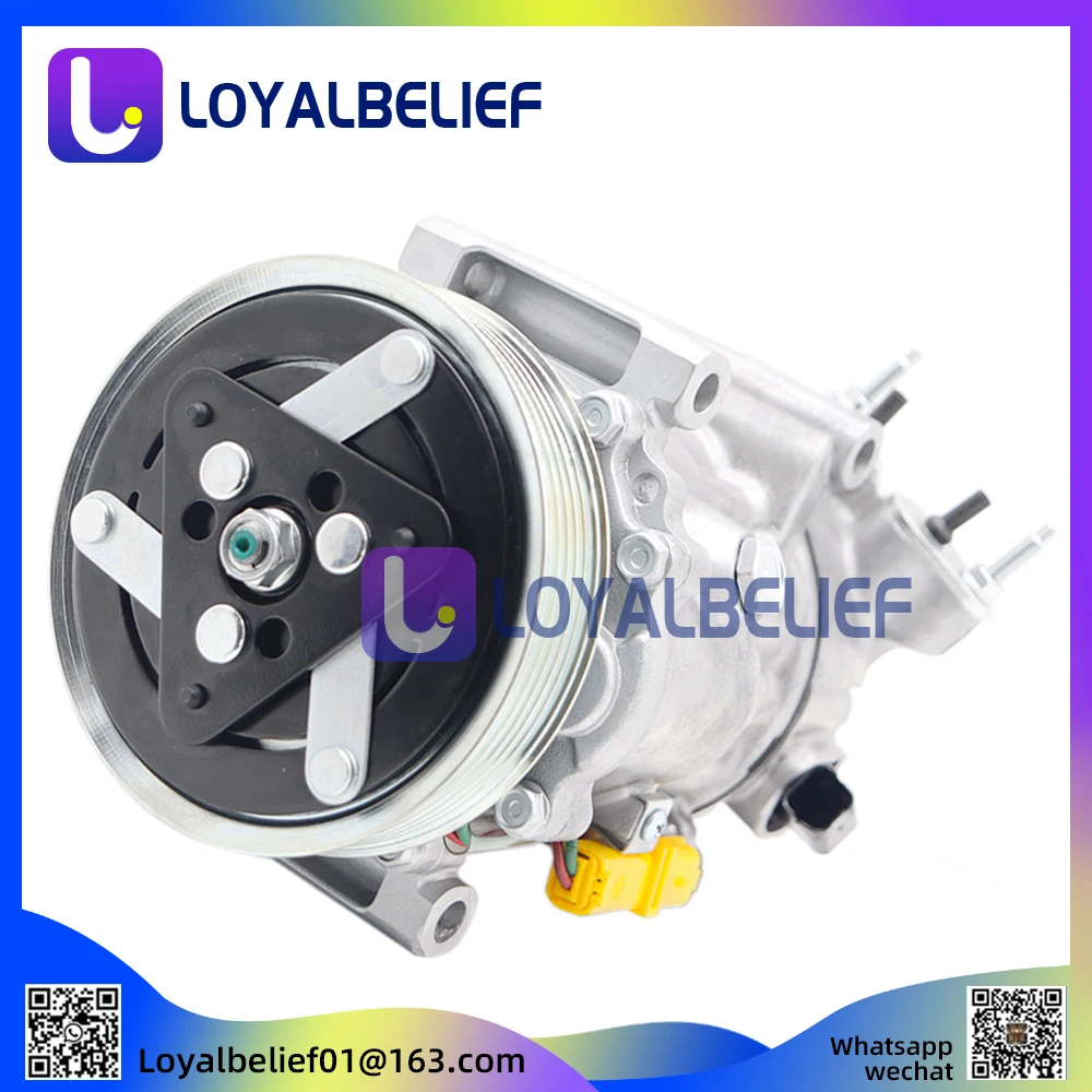 For Sanden SD7C16 Compressor AC Peugeot 307 308 807 607 406 Citroen C4 Berlingo 6453QN 6453QL 6453ZA 6453WN 6453WP 6453QL 1321F