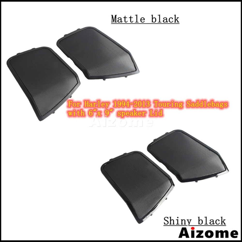 Motorcycle Mesh ABS Speaker Grill Cover For Harley Touring Road King Street Electra Road Glide Classic FLHS FLHRC FLHR 1994-2013