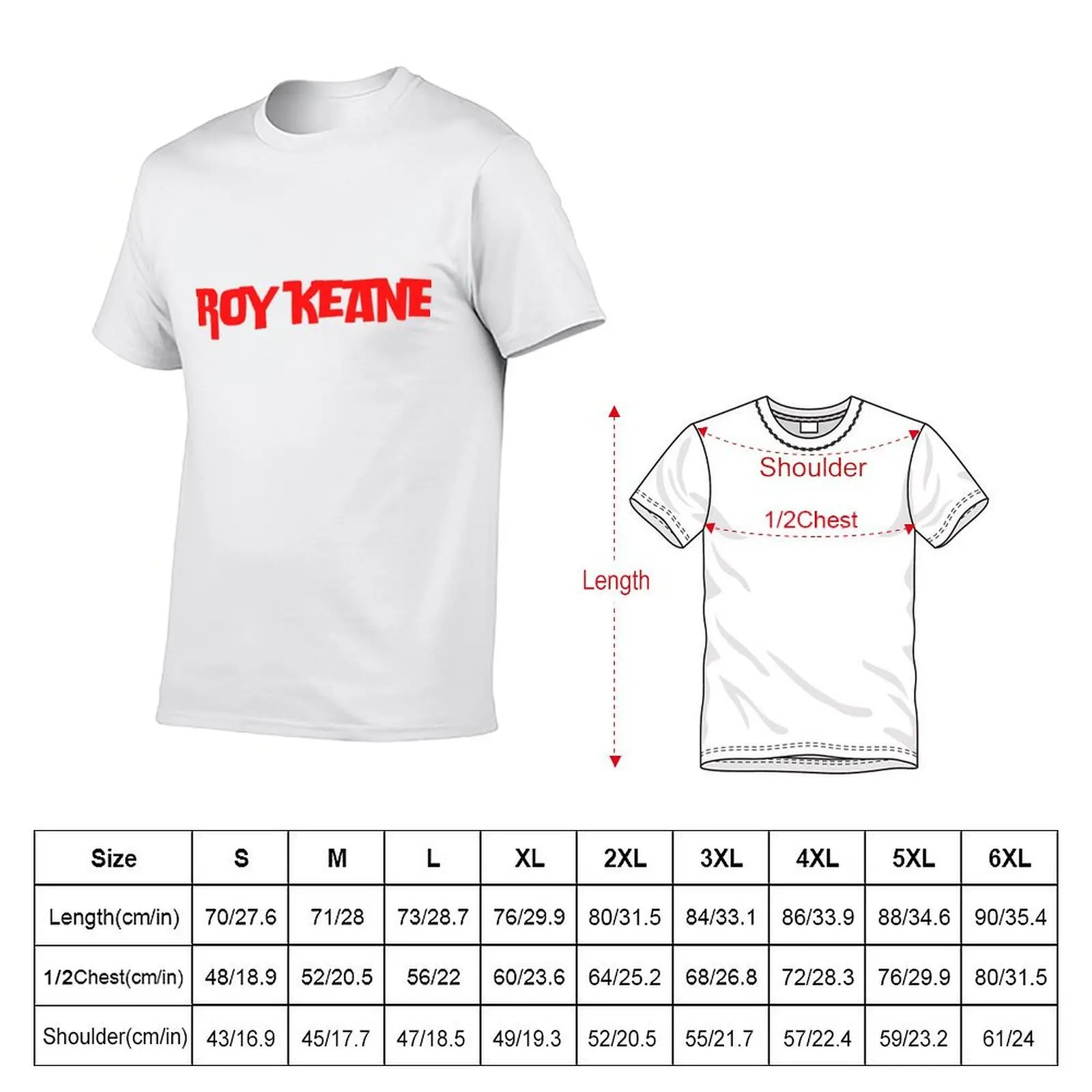 Roy Keane T-Shirt cotton tshirt 100% man t shirt summer T-Shirt
