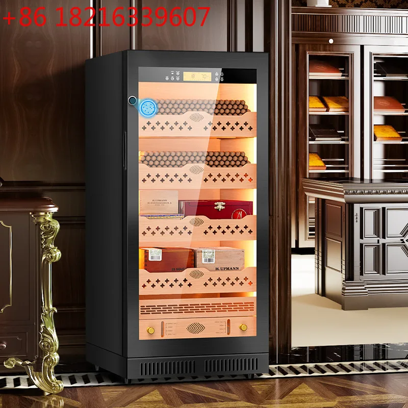 시가 캐비닛 가정용 삼나무 목재 가변 주파수 공랭식 무결빙 항습 항온 시가 캐비닛