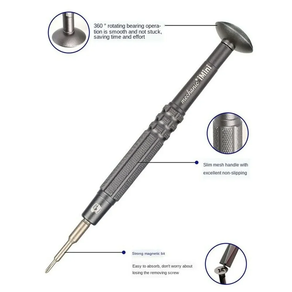 MECHANIC IMini High Hardness Screwdriver for IPhone IPad Mobile Phone Computer Watch Screw Disassembly Repair Screwdriver Tool