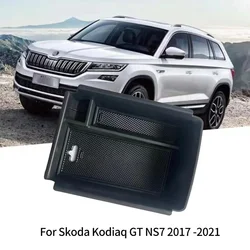 For Skoda Kodiaq GT car storage box container holder stowing tidying central tray clapboard accessories decoration interior
