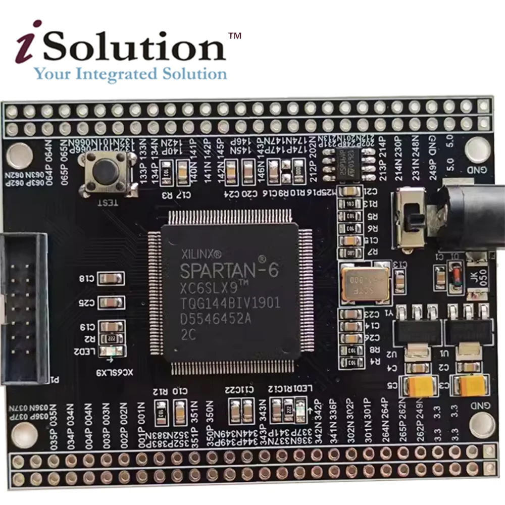 Xilinx FPGA development board Spartan-6 XC6SLX9 XC6SLX9-1TQG144C core minimum system board