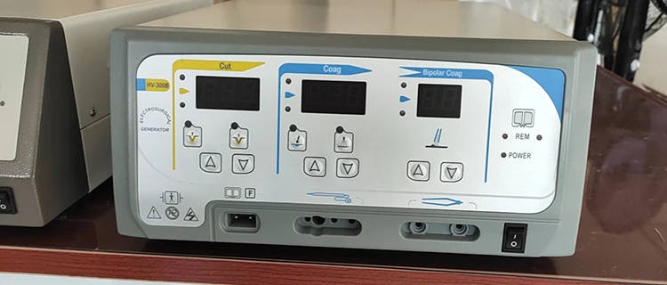 Máquina de operação de alta frequência para cirurgia hospitalar, máquina portátil de cauterização, diatermia, faca eletromecânica