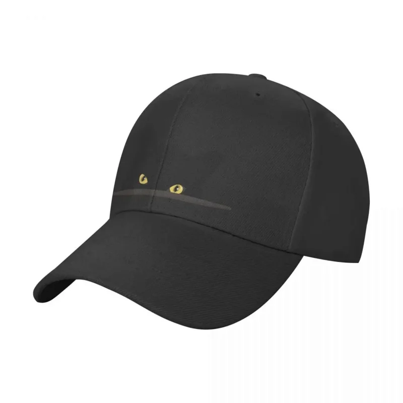 Black Cat Peeking Baseball Cap summer hat hard hat Wild Ball Hat Elegant Women's Hats Men's