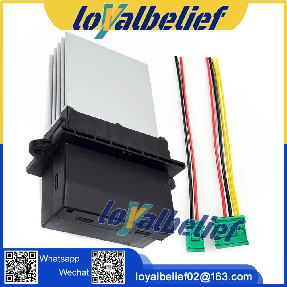 New Auto Heater Blower Control Resistor for Citroen Peugeot Nissan Renault 6441.L2 77010207718 7701048390 Blower Resistor