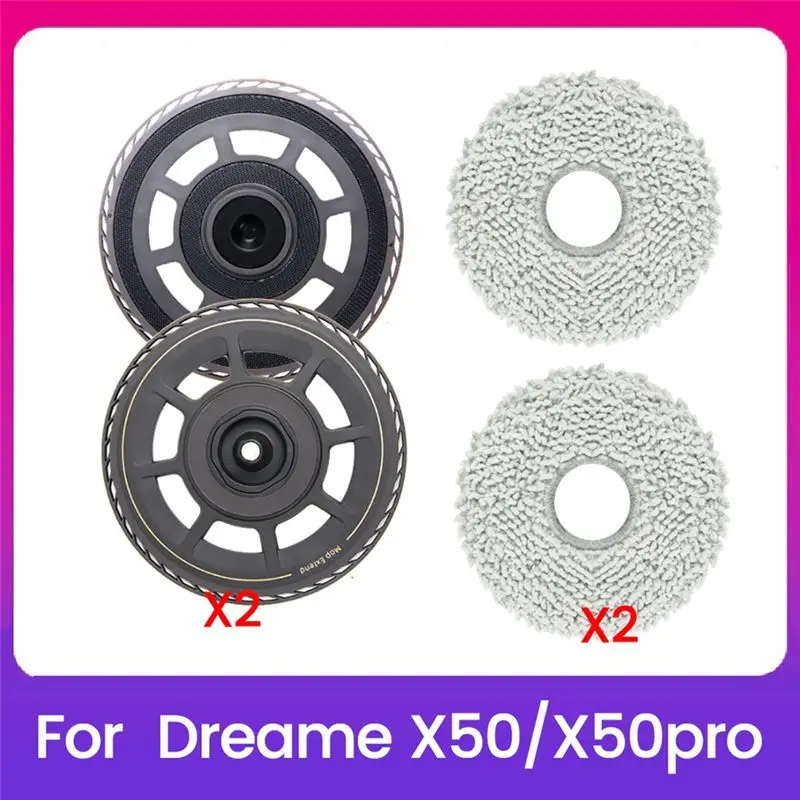A19F-Mop Pad Bracket Kit For Dreame X50 / X50 Pro Vacuum Cleaner Accessories Replacement Sweeper Mop Cloth