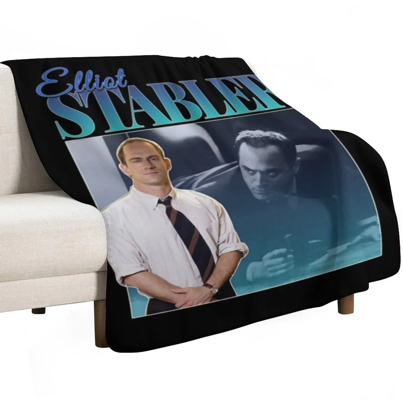 Elliot Stabler Throw Blanket Beach wednesday Sofa sofa bed Thermal Fashion Sofas Blankets