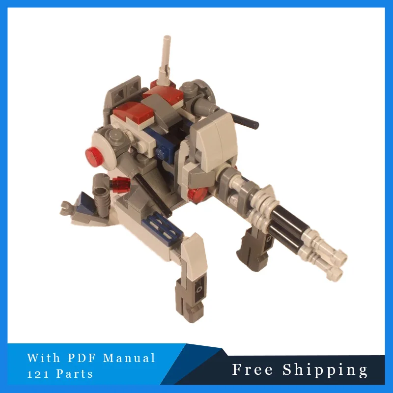 

121 шт. MOC креативный строительный блок паук боевая машина модель детские развивающие игрушки «сделай сам» костюм для мальчиков и девочек рождественские подарки