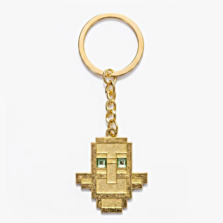 Game Totem of Undying Cosplay Schlüsselanhänger aus Legierung, Cyberpunk-Anhänger, Schlüsselring, Taschenornament, Accessoire, Deko-Requisiten