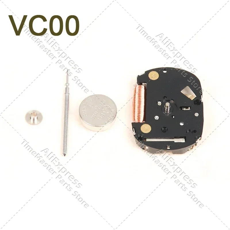 Seiko-movimiento de cuarzo VC00E original de Japón, piezas de movimiento de reloj de dos manos, VC00