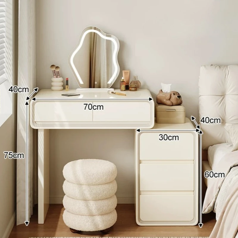 Nice Chair Dressing Tables Small Household Hair Brushes Holder Makeup Tables Cabinet Manicure Schminktisch Furniture Home