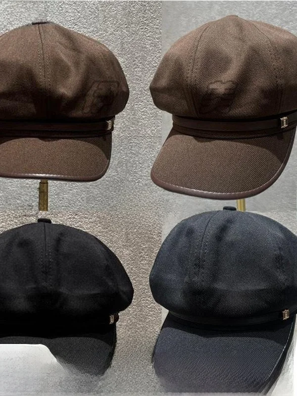 retro-women's-beret-hat-octagonal-cap-adjustable-round-top-polyester-fiber-five-sixty-centimeter-to-fifty-eight-centimeter-ha