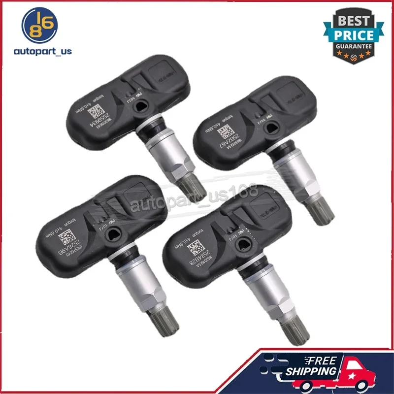 4PCS For Lexus ES350 GS350 GX470 Toyota Corolla Yaris Scion PMV-107J 42607-06011 42607-33011 315MHZ Tire Pressure Monitor Sensor