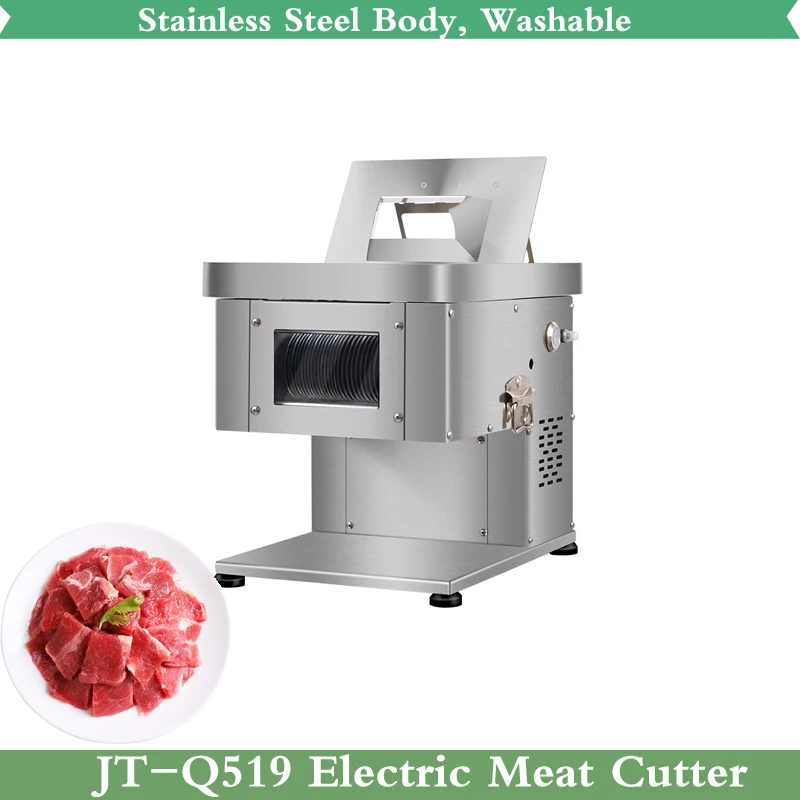 

Commercial Electric Meat Cutter, Shredder, Fully Automatic Vertical High-Power Beef Slicer