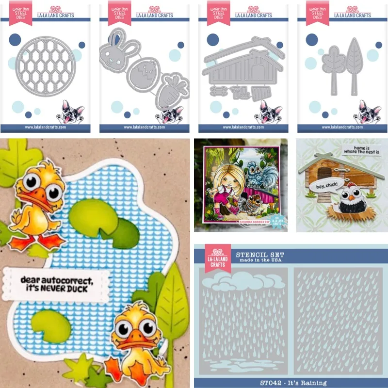 Chicken Nest Pond Cutting Dies & Stencil Scrapbook Diary Decoration Stencil Embossing Template DIY Greeting Card Handmade 2026