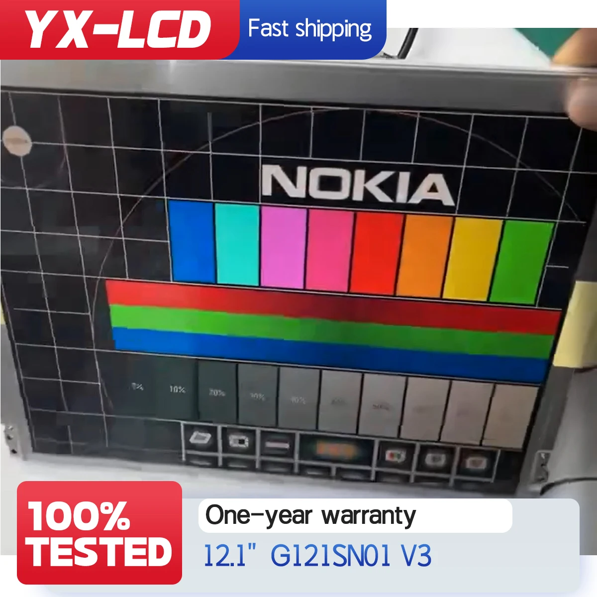 

12.1-inch industrial display screen G121SN01 V3 G121SN01 V0 G121SN01 V1 G121SN01 V2