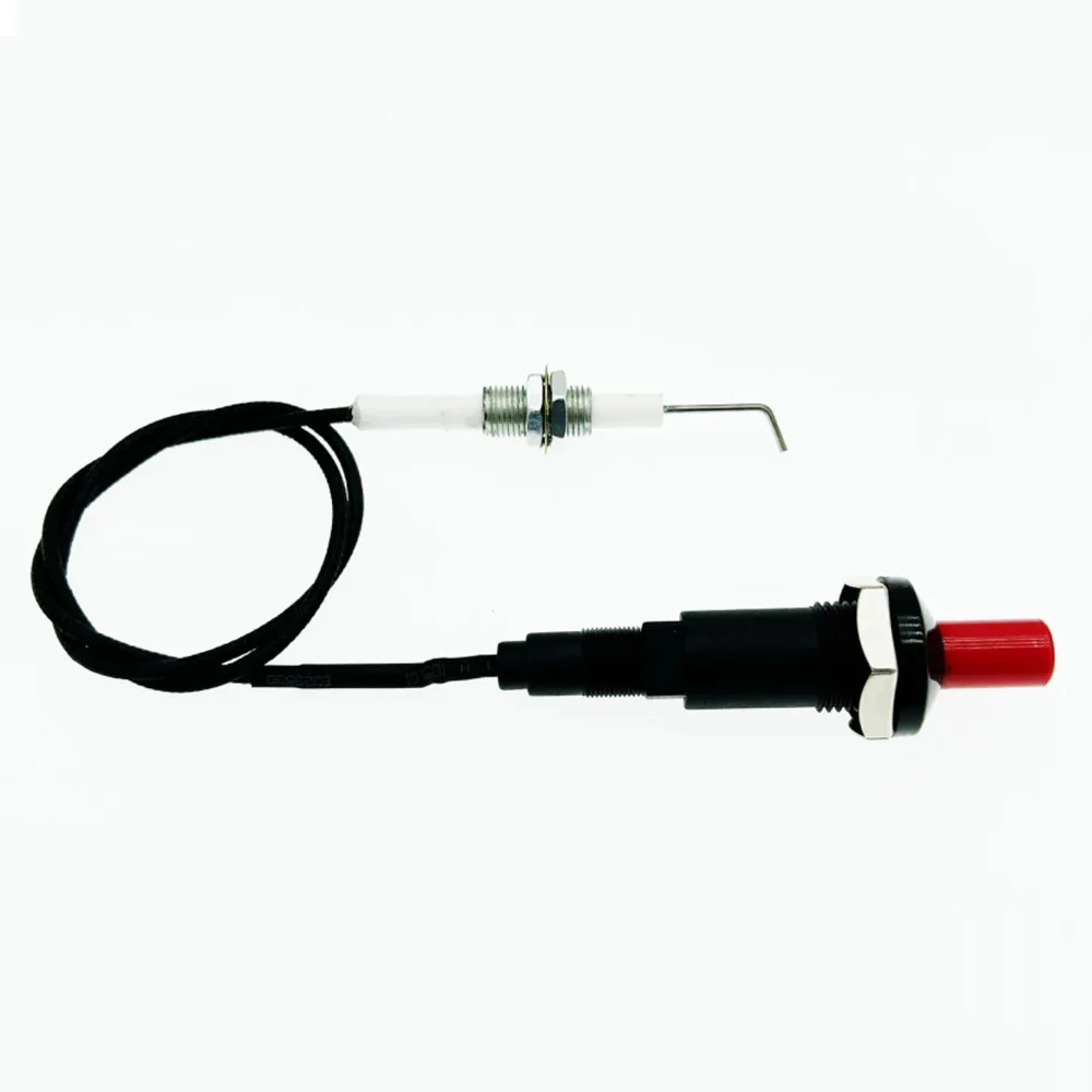 Piezo Spark Igniter for Oven Gas Grill Push Button Home Kitchen Stove Parts with Length 50cm Cable BBQ Appliance Accessories