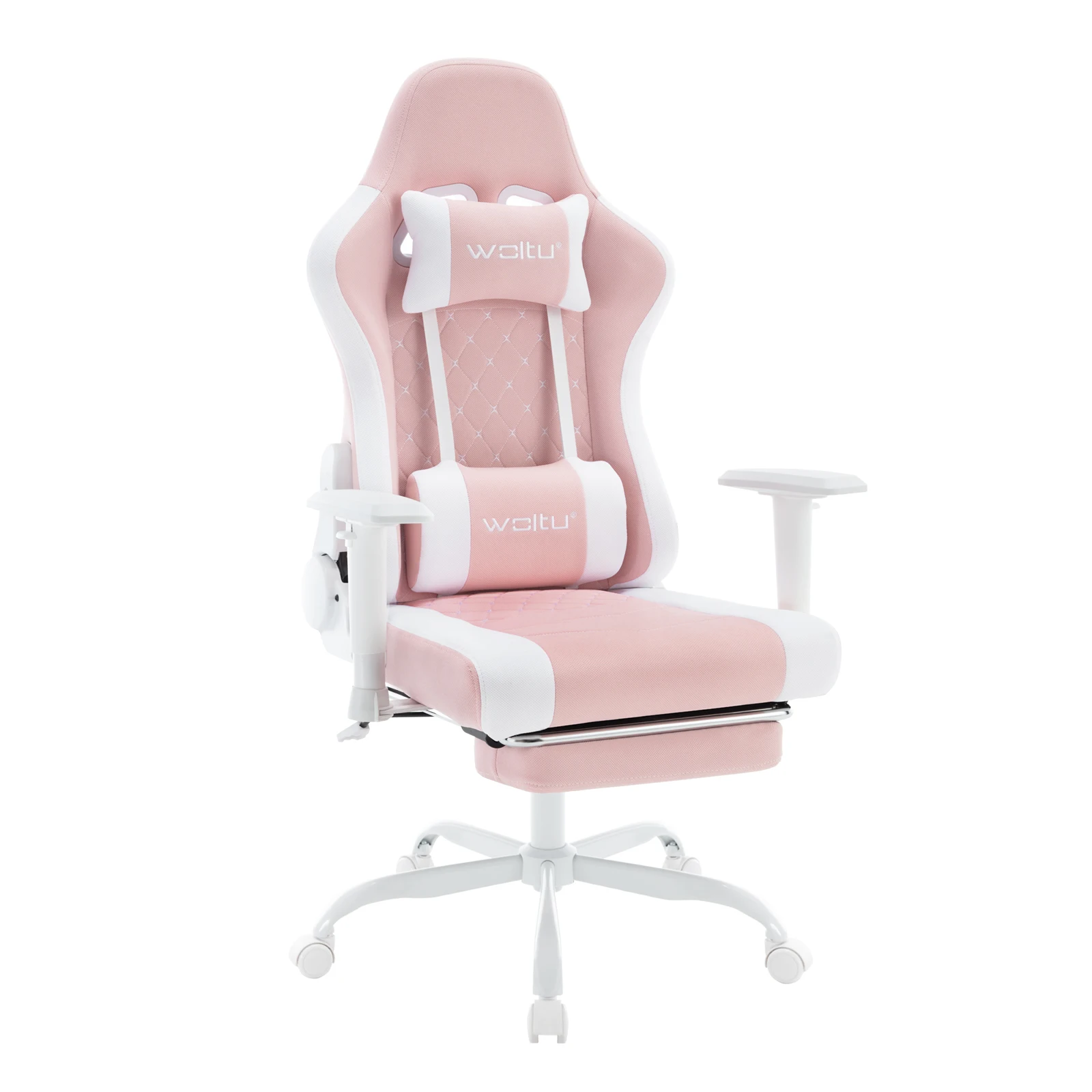 Silla de masaje WOLTU para videojuegos, sillón de oficina ergonómico de altura ajustable con reposacabezas, reposapiés, silla de ordenador de malla, silla giratoria