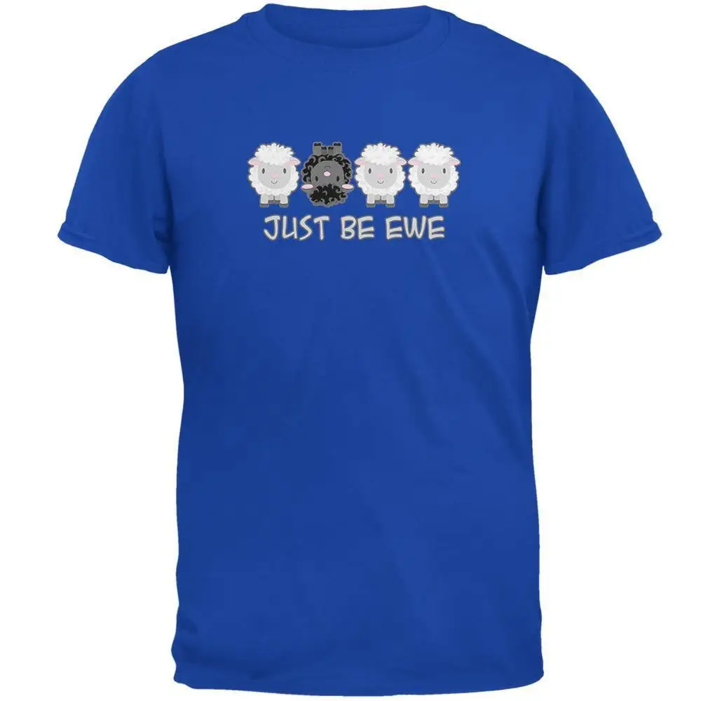 Just Be You Ewe Black Sheep Mens Soft T Shirt  High Quality 100%Cotton Short Sleeve