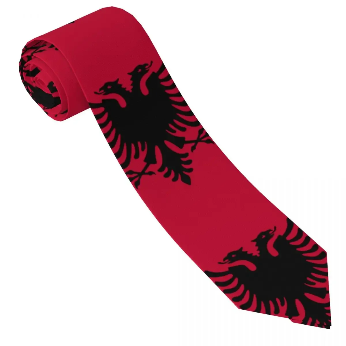 Albania Flag Neckties Fashion Neck Ties for Men Accessories Gravatas Gift