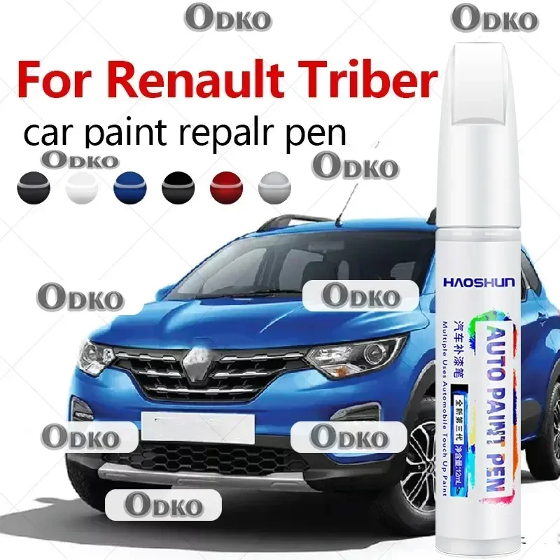 For Renault Triber 2019-2025 CMF-A Paint Repair Pen Touch Up Scratch Remover DIY Auto Accessories Black White Silver Blue Brown