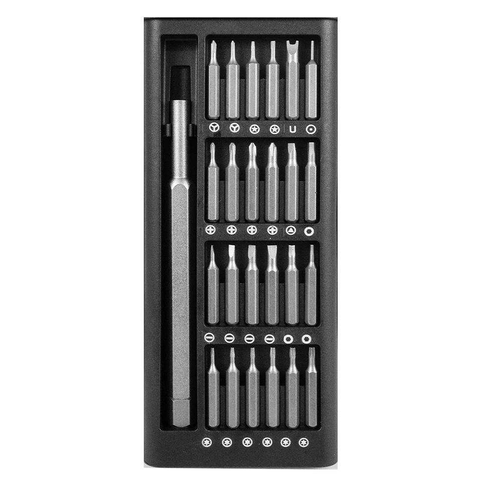 25/63 in 1 Präzisions-Magnetschraubendreher-Set, Phillips-, Torx-, Hex- und Flachbit-Spitzen, Reparaturset für iPhone, PC, Uhr, Kamera & Brillen – Detail 7