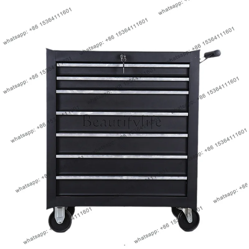 7/5Drawers Tool Cabinet Auto Car Repair Mobile Tool Trolley Multifunctional Workshop Parts Cabinet Iron Storage Box