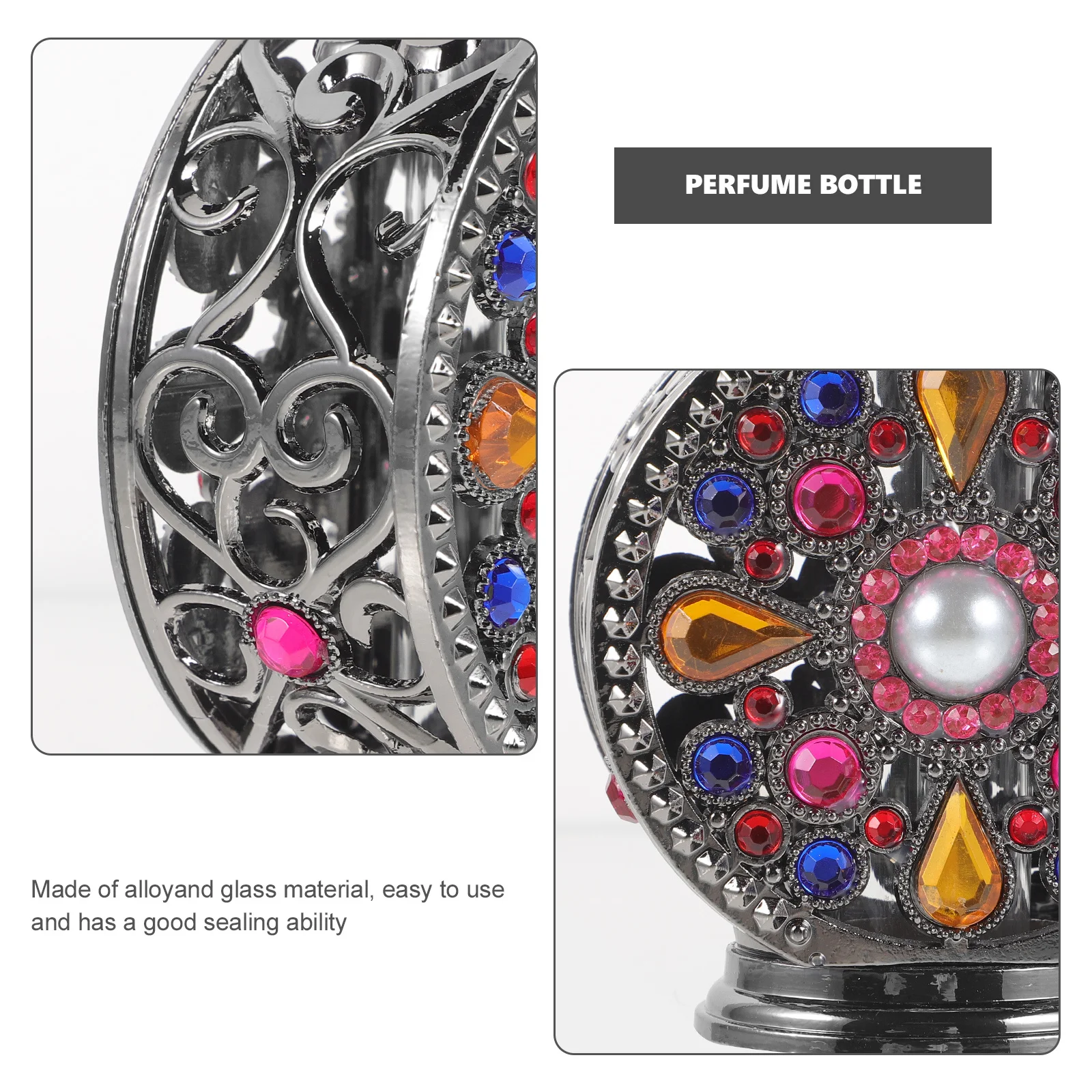 

Refillable Glass Perfume Bottle 10Ml Mini Travel Size Portable Essential Oil Dispenser Small Leak Proof Fragrance Storage