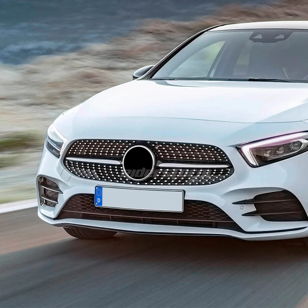 2019 + شبكة أمامية مناسبة لمرسيدس الفئة W177 amg GT الشواية A35 المصد الأمامي مصبغة السباق A180 A200 A250 gt الشواية