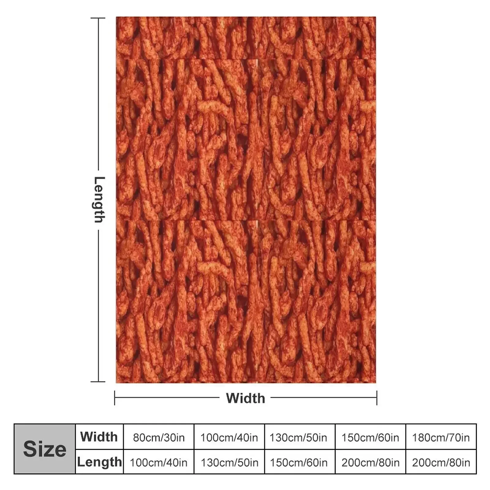 flamin_hot_cheetos Throw Blanket Decorative Sofas Bed linens bed plaid Cute Retros Decorative Beds Blankets