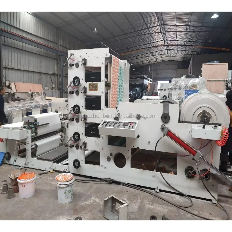 New Automatic Flexo Letterpress Paper Cup Printing Machine with Stack Structure 120m/min Label & Paper Printer
