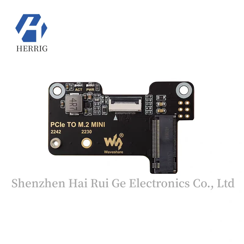 

Micro Snow Raspberry Pi 5 SSD Expansion Board PCIe to M.2 Mini Adapter NVMe High-Speed Read and Write