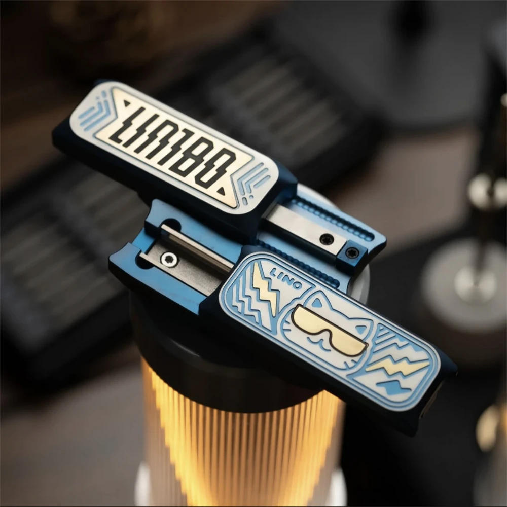LINO alliage de titane EDC Fidget curseur Spinner métal Anti-Stress jouets tdah soulagement de l'anxiété mise au point sensorielle Fidgeting Toys