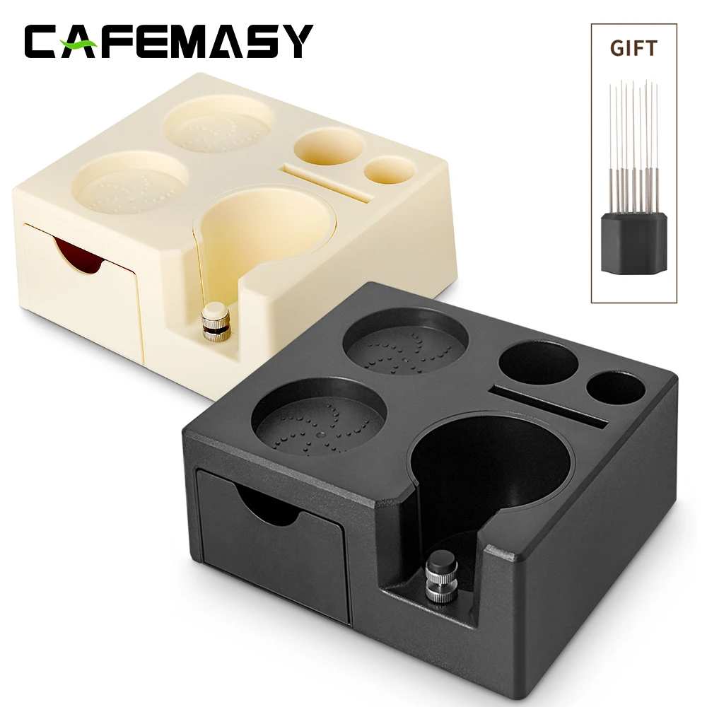 

CAFEMASY Espresso Tamper Holder ABS Coffee Tamper Station Base For 51/53/58mm Coffee Tamper Mat Stand Barista Accessories