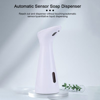 Automatic Hand Sanitizer Dispenser Battery Operated 200ML Dish Soap Dispenser Touchless Hand Free for Kitchen Bathroom Washroom