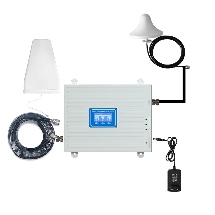 

cell phone signal repeater 2G 3G 4G mobile phone amplifier signal booster 900 1800 2100mhz