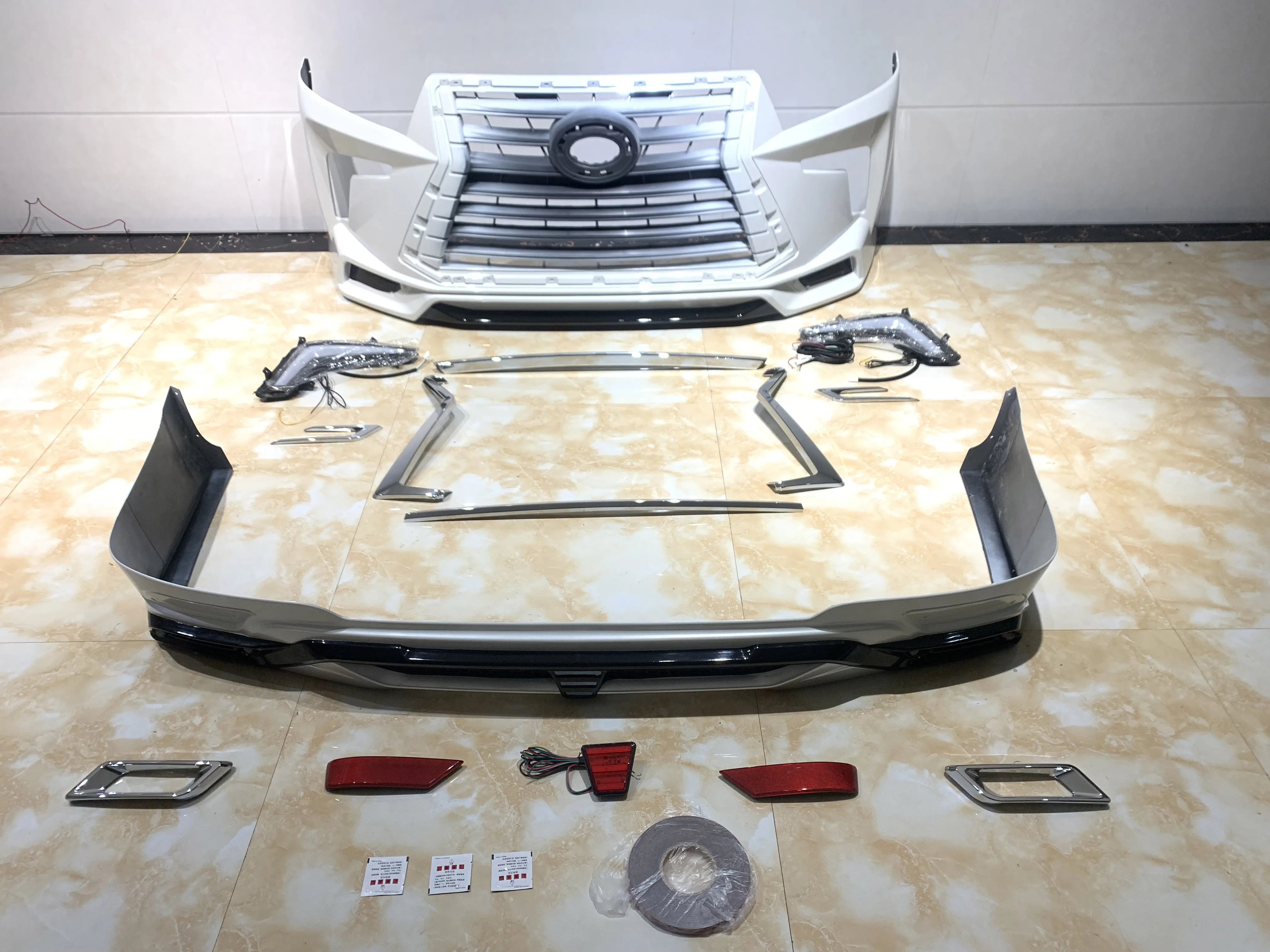 High quality bumper tuning LX570 facelift body kit for Toyota Innova crystal 2015