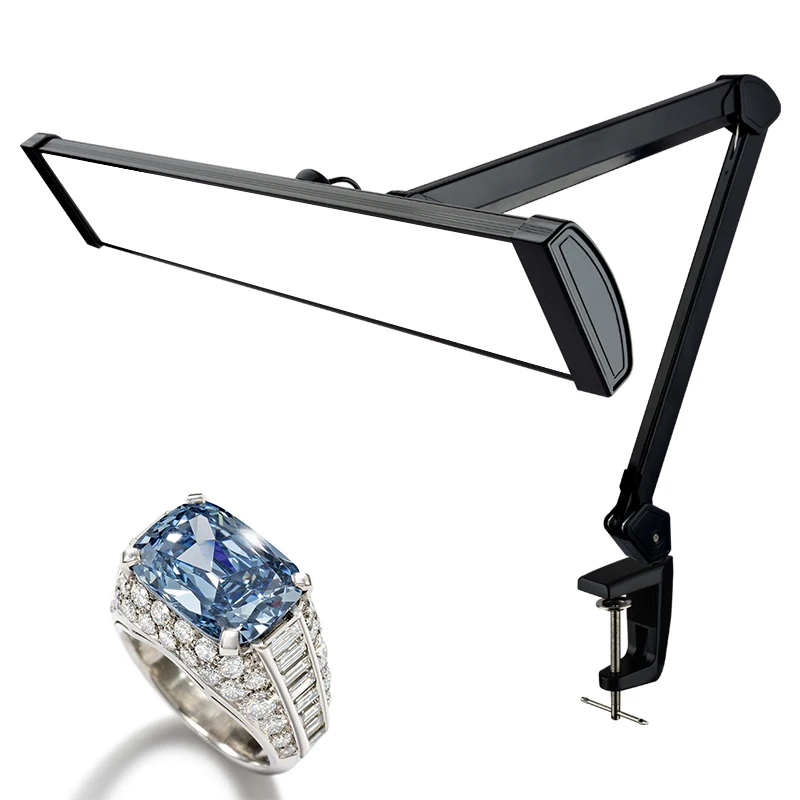 Jewelry Workshop 30w Touch Control Cct Dimmable Jeweller Office Lighting Led Work Table Desk Lamp Clip Light