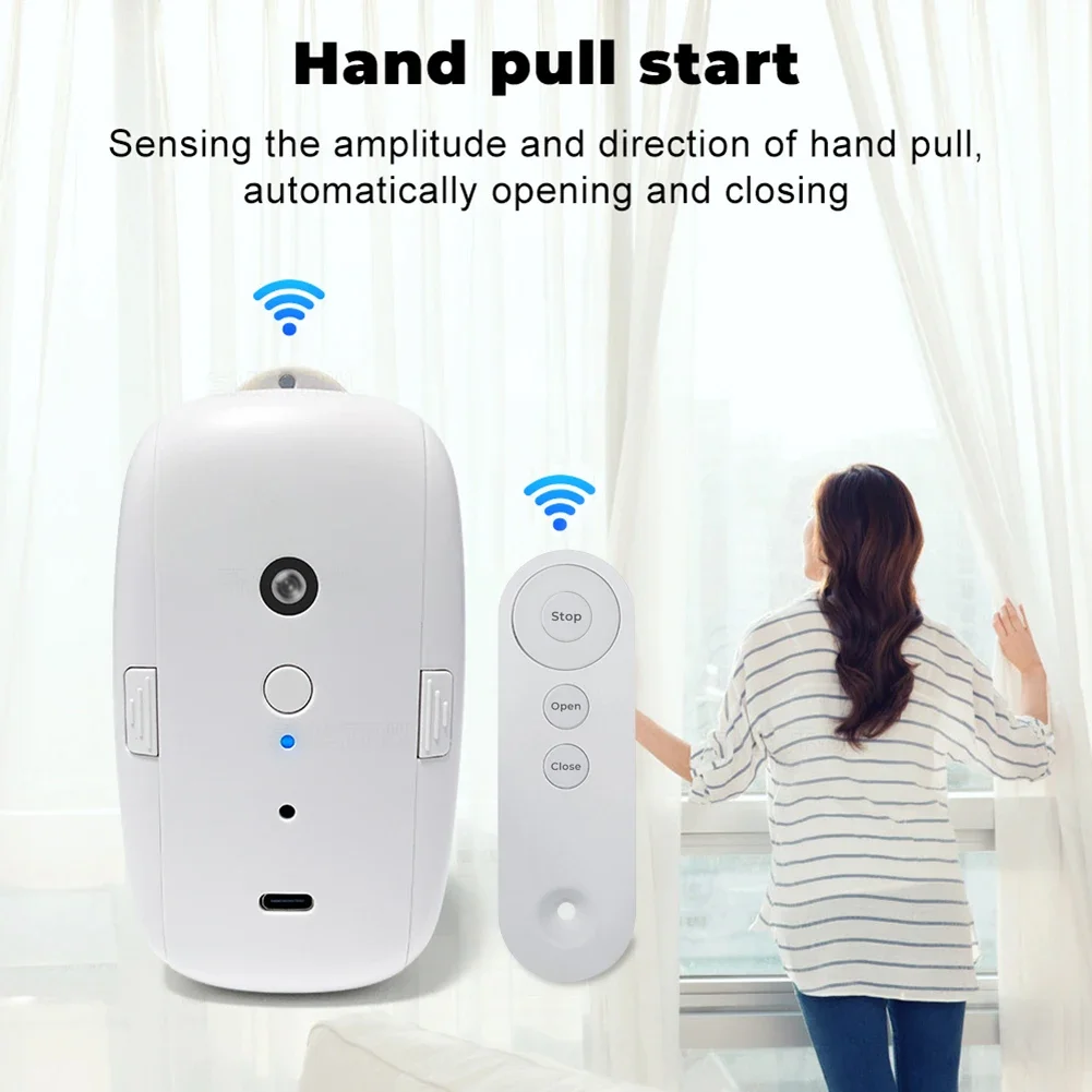 Tuya Smart Curtain Motor BT Voice Control Switch Bot Electric Curtain Robot APP Control Timer Setup for Alexa Google Home Motor