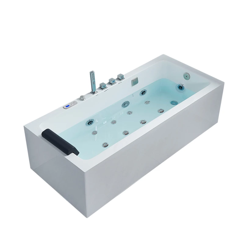 Quinn Adult Household Japanese Small Unit Jacuzzi Single person Seamless Integrated Network Red Homestay Thermostatic Bath