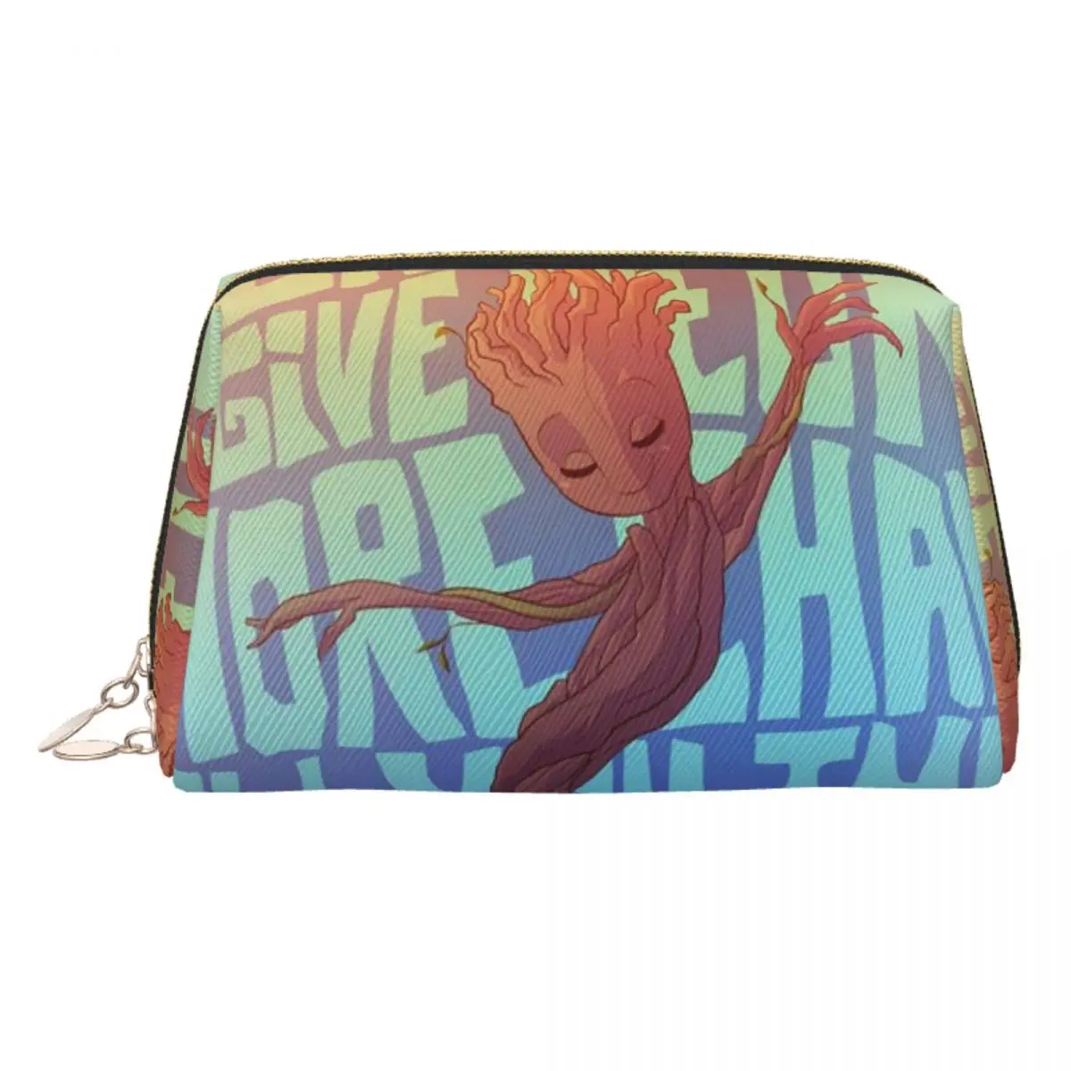 

Custom Cute Fashion Action Groot Character Travel Toiletry Bag for Women Cosmetic Makeup Bag Beauty Storage Dopp Kit