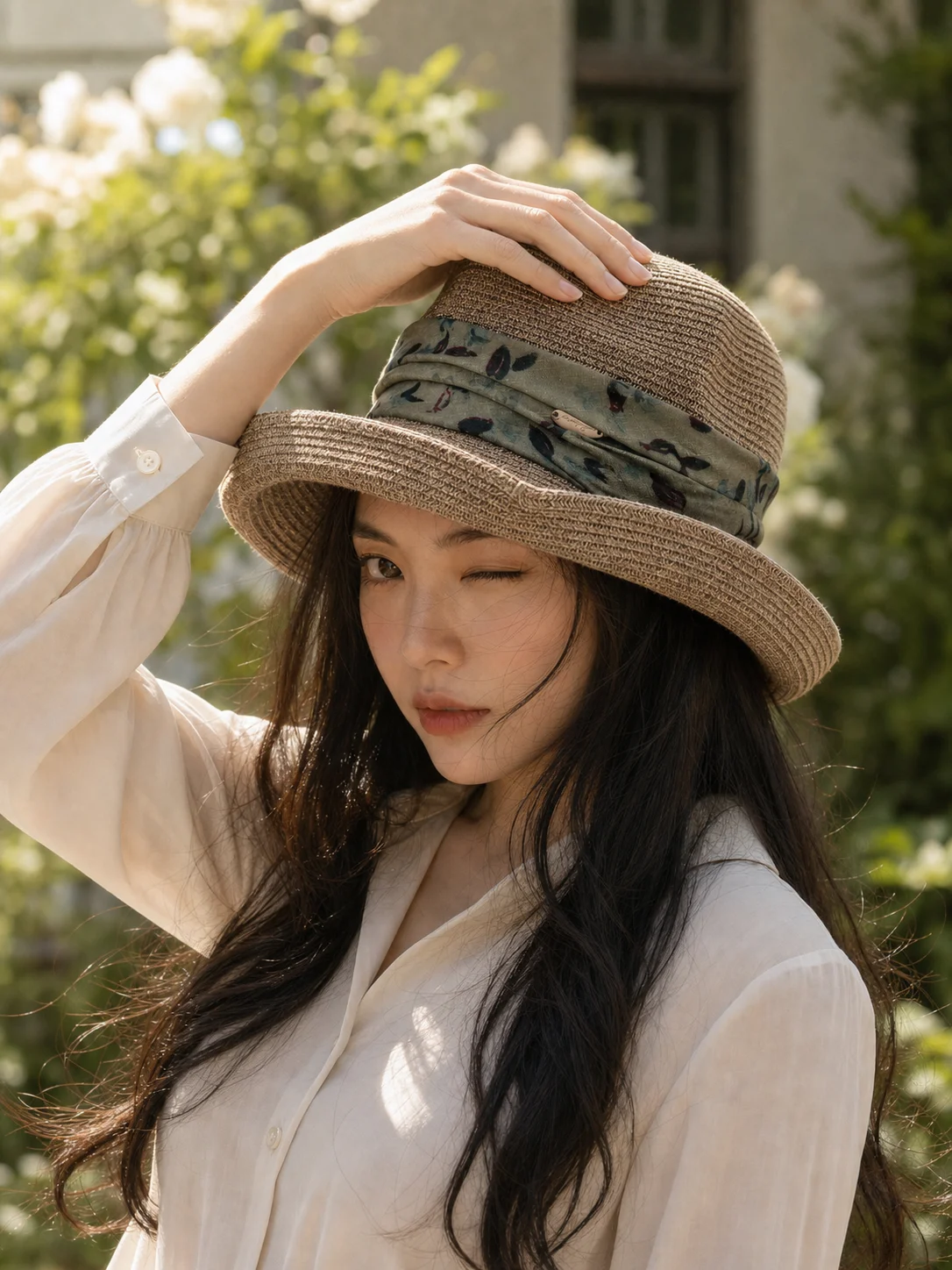 sombrero-de-pescador-de-paja-de-ala-ancha-estilo-japones-retro-para-mujer-sombrero-de-verano-con-banda-ajustable-proteccion-solar-transpirable-y-comodo