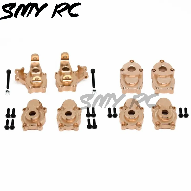 

Латунный корпус переднего и заднего портальной оси шестерни для Absima CR1.8 yucпокупки CR3.4 SHERPA YK4082 YK4102 1/8 1/10 Запчасти для радиоуправляемых автомобилей