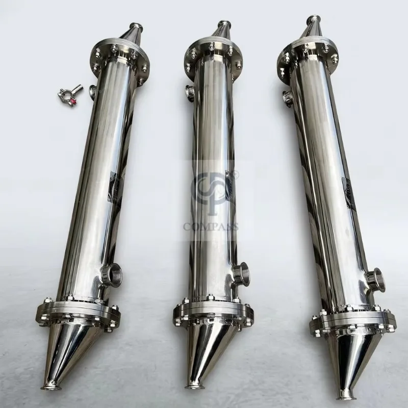 【Industrial】SS316L Sanitary Shell And Tube Tubular Condenser Heat Exchanger Double Tube Plate Heater Exchanger For WFI Water Fo