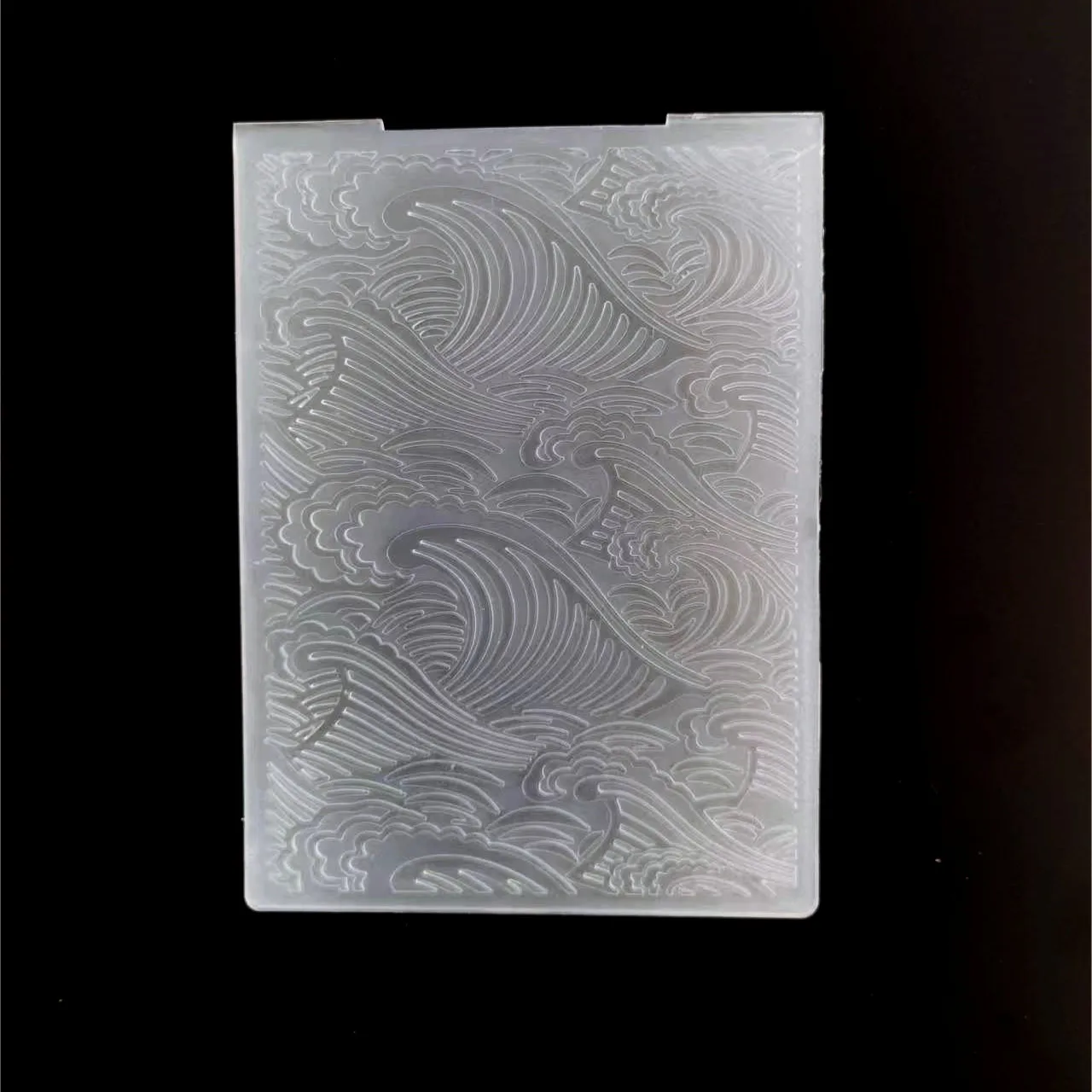 Water Wave Drawing stencil Embossing Folder for Card Making Floral DIY Plastic Scrapbooking Photo Album Card