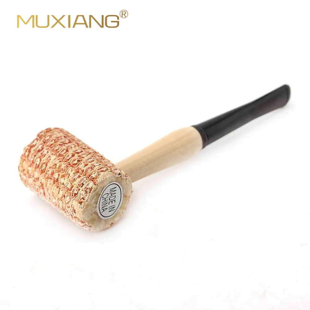 Large Corn Tobacco Pipe，Corn Cob Smoking Pipes,  Natural Practice Corn Pipe，3mm Filter Pipe Holder，Long Straight For man gift